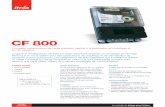 CF 800 - Itron, Inc. · PDF fileCF 800 Compteur communicant de haute précision destiné à la facturation en chauffage et en climatisation. La gamme d’intégrateurs CF 800 est particulièrement