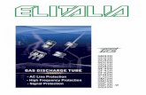 GDT Catalog 201208 - elitaliaweb.it · Product Code G Thinking Gas Discharge Tube Size S2 L3.2* W1.6mm ... F6 Φ6.2*T4.2mm Electrode Number 2R 2 Electrodes DC …