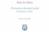 Alain de Libera Destructionisdestructio (suite) · PDF fileB. Cassin, Aristote et le logos. Contes de la phénoménologie ordinaire, PUF, 1997