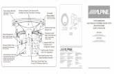 Single folding: 172 x 246 mm - alpine-usa.comsupport.alpine-usa.com/products/documents/OM_SWR-8D2_8D4_EN.pdf · Single folding: 172 x 246 mm 3 3 3 SWR-8D4 ... charge bass-reflex Gamme