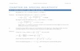 CollegePhysics StudentSolutionsManual Cha · PDF fileCollege"Physics" Student"Solutions"Manual" Chapter"28" 201" " CHAPTER 28:"SPECIAL RELATIVITY! 28.2 SIMULTANEITY AND TIME$DILATION$