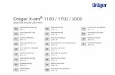 Dräger X-am 1100 / 1700 / 2000 - ICON Safety · D Dräger X-am® 1100 / 1700 / 2000 approved as type LQG 00xx de Gebrauchsanweisung 2 - 5 no Bruksanvisning 38 - 41 ro Instruciuni