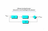 Phase Locked Loop (boucle à verrouillage de phase)lionel.goub.free.fr/==COURS==/N4/OPTIONS/Autres/UA Elec/PLL/pll.pdf · 3ème possibilité: ajout d’un pôle supplémentaire pour