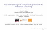 Sequential Design of Computer Experiments for .Sequential Design of Computer Experiments for Numerical