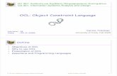 OCL: Object Constraint Language - csd.uoc.grhy351/2005/downloads/Lectures/W_14_OCL_A.pdf · Object Constraint Language (OCL) • OCL is a formal language used to describe expressions