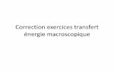 Correction exercices transfert énergie macroscopiquepcpagnol.free.fr/CRIADO/CLASSE_4/documents/documents_2014/... · Les transferts thermiques par conduction et ... thermique non