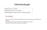 Le sang - ifsigrenoble2008.f.i.f.unblog.frifsigrenoble2008.f.i.f.unblog.fr/files/2011/03/hematologiemoyefait.pdf · La Moelle Osseuse Adulte : Structure Histologique Les cellules