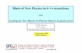 ½„ B K Hints of New Physics in b s transitions - .Hints of New Physics in bâ†’s transitions (or)