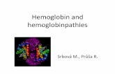 Hemoglobin and hemoglobinpathies - Univerzita Karlovabiochemie.lf2.cuni.cz/anglicky/biox2zimni/prednasky/Hemoglobin.pdf · Hemoglobin A which is irreversibly glycated at one or both