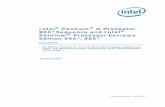 Pentium D Processor 900” Sequence and Intel .Document Number: 310306-007 Intel® Pentium® D Processor