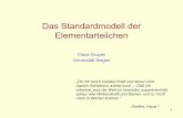 Das Standardmodell der Elementarteilchenmichael.kraibacher.com/images/wissenschaft/MNUVortrag.pdf · Elektromagnetismus γ ... kosmologische Konstante: das Universum gibt wieder Gas