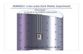 XENON1T: a ton scale Dark Matter Experiment - The XENON …xenon.astro.columbia.edu/talks/aprile_ucla_dm2010.pdf · XENON1T: a ton scale Dark Matter Experiment 1 Elena Aprile on behalf