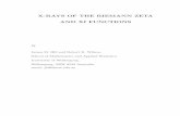 X-RAYS OF THE RIEMANN ZETA AND XI FUNCTIONS · X-RAYS OF THE RIEMANN ZETA AND XI FUNCTIONS J. M. Hill 1 and R. K. Wilson Abstract. The X-ray of a function of a complex variable …