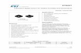 HTS221 · This is information on a product in full production. August 2016 DocID026333 Rev 4 1/33 HTS221 Capacitive digital sensor for relative humidity and temperature ... DocID026333