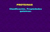 PROTEINAS - fcn.unp.edu.ar · PROTEINAS Clasificación ... –Proteínas de transporte ... - Mioglobina: transporta oxígeno en el músculo - Lipoproteínas: transportan lípidos