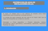 DISTRIBUCION DE AGUA - campusvirtual.edu.uy · El agua, en estado puro o con aditivos se emplea como fluido caloportador para transportar la energía térmica. ... Acoplamiento de
