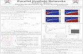 Parallel Hopfield Networks - University of Arizonabob/publications/2007_Cosyne_Wilson_poster.pdf · Each Hopfield sub-network is found to have finite memory ... neural spikes and