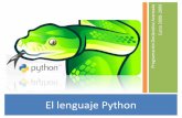 El lenguaje Python - Departamento Lenguajes y …lcc.uma.es/~blas/apuntes/PDAv/T2008-2009/G3PythonPresent... · 2013-11-05 · La programación orientada a objetos y la estructuradaestá