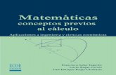 Matemáticas - ecoeediciones.com · Lineal con Aplicaciones a Ciencias Administrativas, Contables y Financieras; Fundamentos de Cálculo con Aplicaciones a Ciencias Económicas, Cálculo