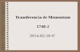 Transferencia de Momentum 1740-2depa.fquim.unam.mx/amyd/archivero/TMo2014-02-18-6a_26730.pdf · Transporte por Difusión Molecular Transporte por Convección Transformación Expresión
