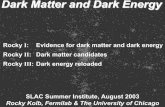 Dark Matter and Dark Energy - SLAC Conferences, .Dark Matter and Dark Energy ... ©=0.25 Dark Energy