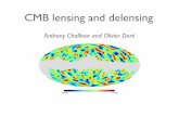 CMB lensing and delensing - kiss. Goals for CMB lensing/delensing â€¢4-pt †x† (neutrino mass etc.)