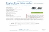 NON-CATALOG Digital Step Attenuator - Mini Circuits.pdf · The DAT-15575-SN+ is a 75Ω RF digital step attenuator that offers an attenuation range up to 15.5 dB in 0.5 dB steps. The