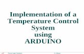Implementation of a Temperature Control System using ARDUINO · Phase control TCA 785 Control thyristors, triacs, and transistors. The trigger pulses can be shifted within a phase