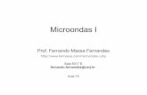 Microondas I - fermassa.com1)_Aula_15.pdf · 2.4 – Carta de Smith Microondas I * Linha fendida – Linha de transmissão ou guia de onda que permite tomar medidas do valor da intensidade