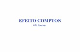 Efeito Compton - physika.infophysika.info/physika/documents/compton.pdf · Os Experimentos de Compton Das diversas interações da radiação com a matéria, um destaque especial