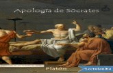 Apología de Sócrates - el-despistado1.webnode.mx · En la Apología de Sócrates (en griego, "Απολογια Σωκρατους" Apologia Socratus), diálogo compuesto entre 393