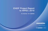 ENDF Project Report to WPEC 2015 - Nuclear Energy Agency · No. Nucleus ( I π) Method No ... RM – Reich-Moore Approximation (*) bound and external levels not included ...