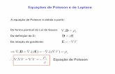 Equações de Poisson e de Laplace - clovisalmeida.xpg.com.br · A região de fronteira é caracterizada por uma superfície que limita o volume. Logo, o lado esquerdo da expressão