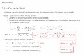 2.4 – Carta de Smith - fermassa.com · 2.4 – Carta de Smith Microondas I * Linha fendida – Linha de transmissão ou guia de onda que permite tomar medidas do valor da intensidade