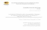 Trabalho Final de Mestrado - repositorio.ul.ptrepositorio.ul.pt/bitstream/10451/26144/1/AndréMDelgado.pdf · Faculdade de Medicina da Universidade de Lisboa Mestrado Integrado em