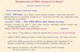 Tendencies of PMS research in Brazil - USPjane/corot/natal/lepine.pdf · Tendencies of PMS research in Brazil Jacques Lépine, IAG-USP Some important historical steps •1989-TW Hya