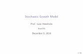Stochastic Growth Model - .Competitive equilibrium Themodelcomesin2ï¬‚avors. 1.Completemarkets I