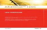 ARZONA TM 125C - Agfa Corporate · ARZONA™ 125C is a clear film based on Polyethylene Terephtalate (PET) without coating on both sides. ARZONA™ 125C is characterized by its excellent