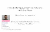 Finite Buffer Queueing/Fluid Networks with Overflows · Finite Buffer Queueing/Fluid Networks with Overflows Erjen Lefeber, Yoni Nazarathy. Swinburne Applied Mathematics Seminar,