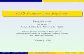 CASD: Computer Aided Ship Design - ΕρΓΑerga.di.uoa.gr/sagaschool/talks/SAGA2010_Kaklis_InvitedLecture.pdf · CASD as a MOP CASD as a Multiobjective Optimization Problem (MOP)