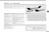 MACH 16 VALVES - automation-dfw.com · 2.1/85 MACH 16 VALVES FLOW CHART Available in size 1/8” only, versions 5/2 and 5/3 and with pneumatic and solenoid actuation. The Mach 16