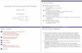 Exploratory and Conrmatory Factor Analysis Principal ...datavis.ca/courses/factor/efacfa-handout1-2x2.pdf · Principal components analysis Articial PCA example From simple regression,