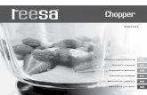 Chopper - teesa.pl... Bedienungsanleitung 5 DE Danke für den Kauf des TEESA Gerätes. Bitte lesen Sie diese Bedienungsanleitung sorgfältig und bewahren diese auf für späteres Nachschlagen.