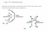 Cap. 36: Interferenciaacademic.uprm.edu/jalemar/cap36confe1.pdf · Cap. 36: Interferencia Principio de Huygens: Cada punto de un frente de onda es una fuente de frentes de onda secundarios…