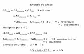 Energia de Gibbs - iq.usp.br · Calcule o valor de ΔG para a fusão ... é atribuído valor zero para a energia de Gibbs molar padrão de formação de ... Qual é a variação na