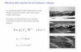 Efectos del viento en el océano: oleaje - rdurazo.ens.uabc.mxrdurazo.ens.uabc.mx/educacion/ocefis/Dinamica_de_Ekman.pdf · lo largo de una sección para obtener las unidades Si τ
