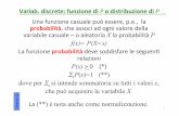 Variab. discrete: funzione di P o distribuzione di Pciullo/MOM/2018_MOM_lez_10_11_Gauss.pdf · ... funzione di P o distribuzione di P Una ... , che fornisce la probabilità che una