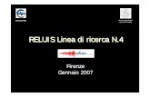 RELUIS Linea di ricerca N · RELUIS Linea di ricerca N.4 Firenze ... Esecuzione di analisi dinamiche non lineari in SAP2000 con diversi gruppi di sismi ed esame dei parametri di risposta:
