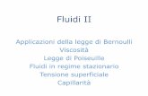 Fluidi II - people.unica.it - Università di Cagliaripeople.unica.it/attiliovargiu/files/2015/10/Lezione7_fluidi... · il fluido e le pareti del condotto in cui il fluido scorre.