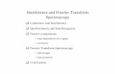 Interference and Fourier Transform Spectroscopy ciclo... · Interference and Fourier Transform ... Of course, the phase definition related to a reference e.g. a ... Campionamento.